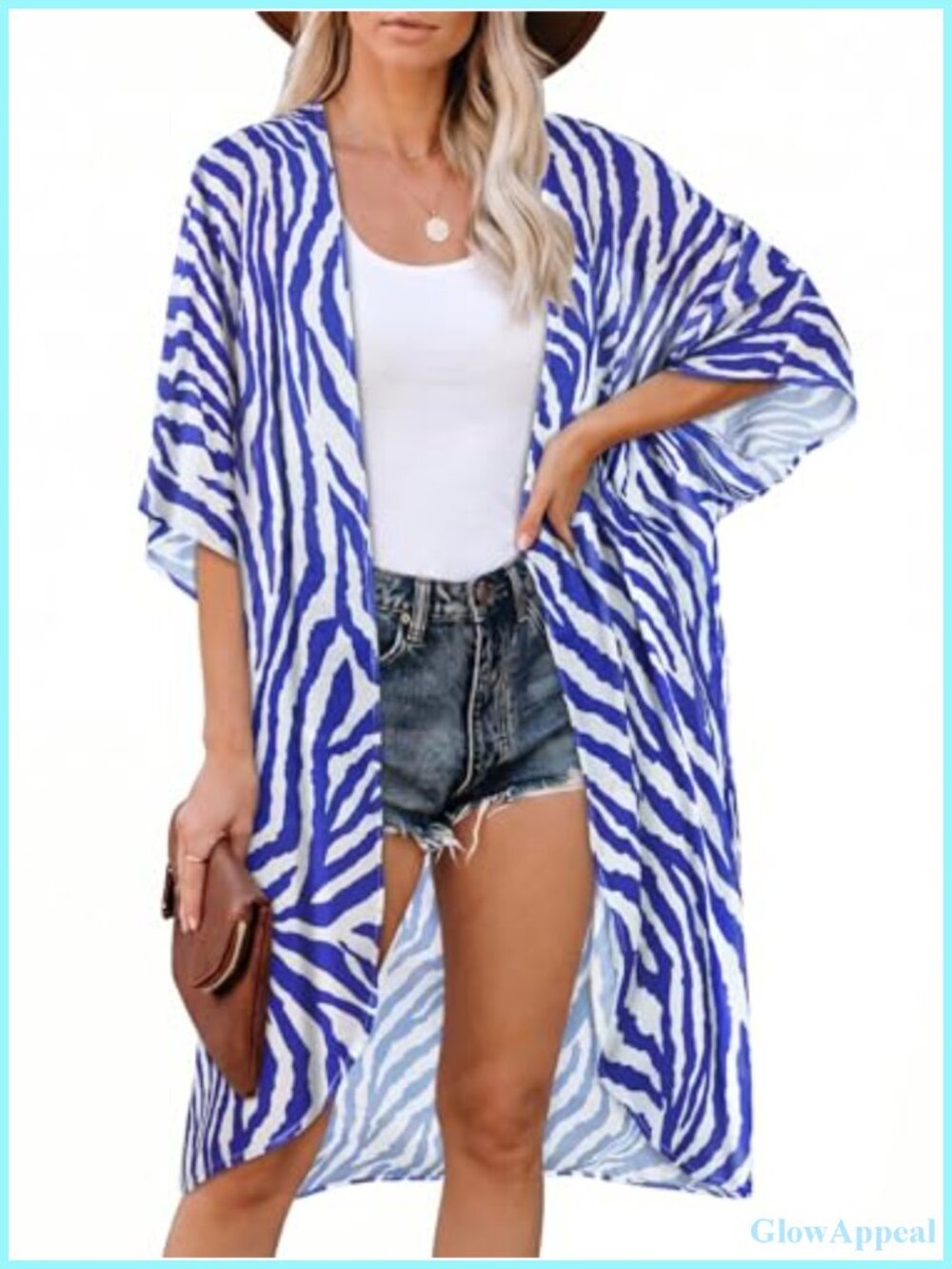 Women's Chiffon Swimsuit Coverup Kimono Cardigan Beach Vacation Resort